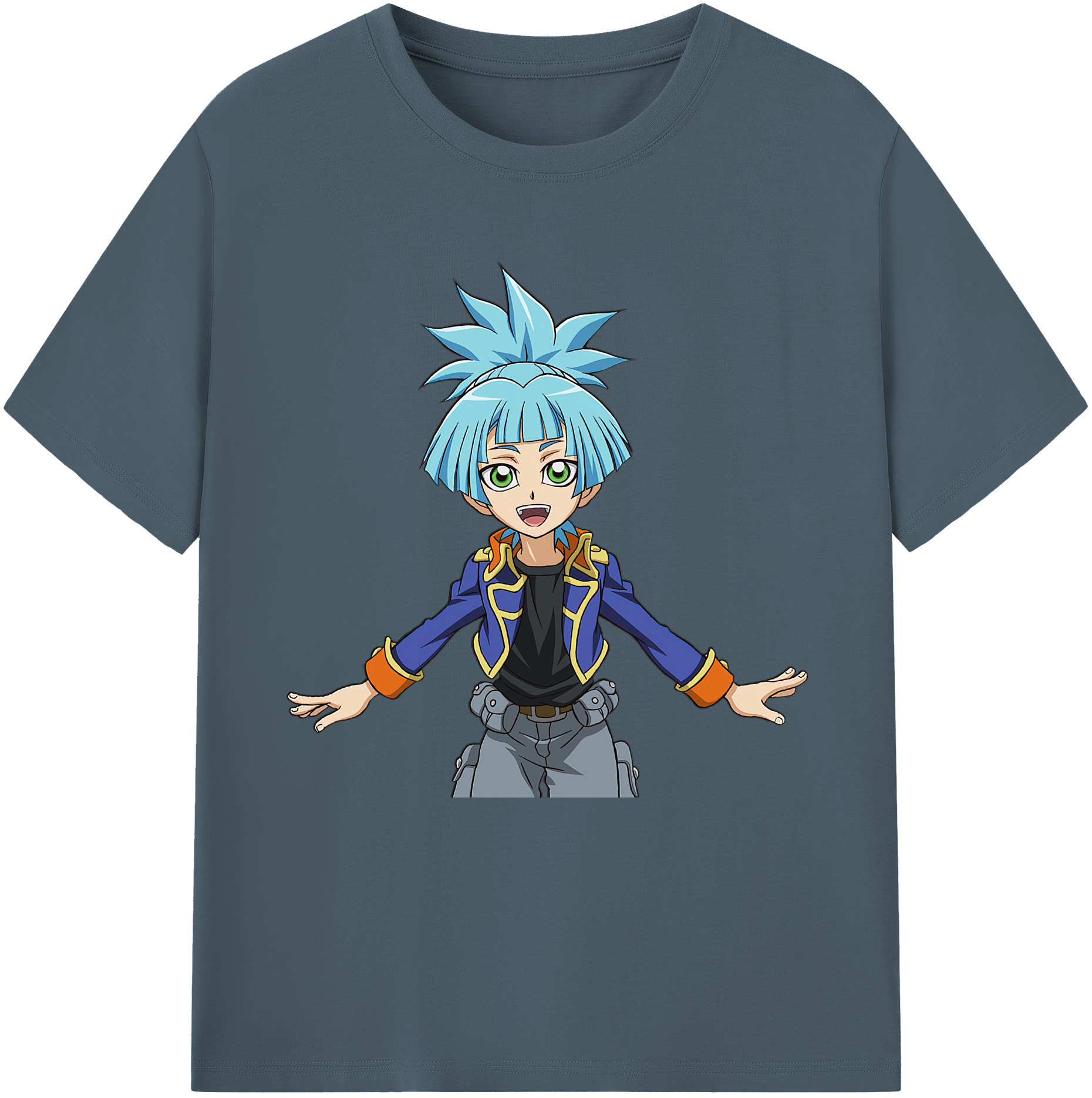 （画像用） 遊☆戯☆王 Yu-Gi-Oh! 綿100％半袖Tシャツ（フロントプリント）